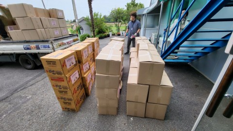 사회복지법인KBS강태원복지재단 후원 (라면20박스, 쌀20kg 20박스, 롤휴지 20박스)
