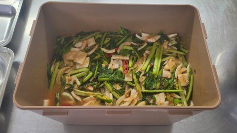 정은경 선생님 열무김치 후원