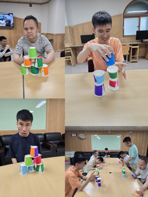 7월 16일(화) 컵쌓기 활동