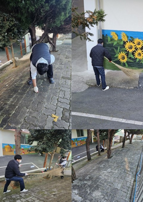 12월 1일(월) 외부 청소