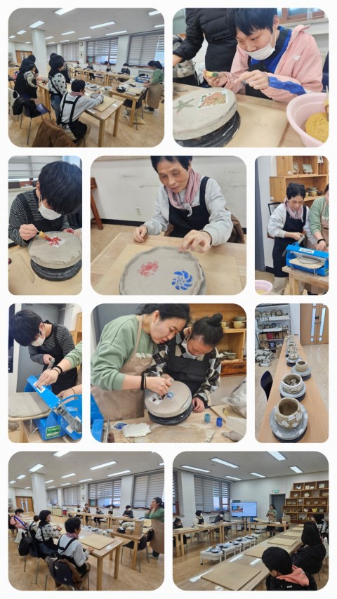 3월 19일(목) 도예프로그램-흙 내음도자기공방 장애인도예교실