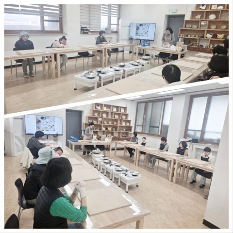 4월 02(목) 도예프로그램-흙 내음도자기공방 장애인도예교실