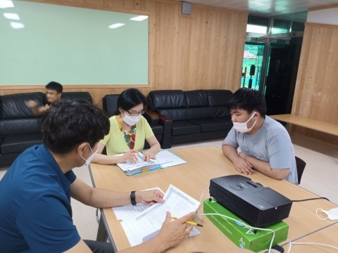 22년 상반기 개별평가 평가회의 사진