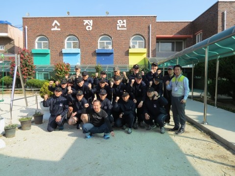 해군 3함대와 함께 대청소