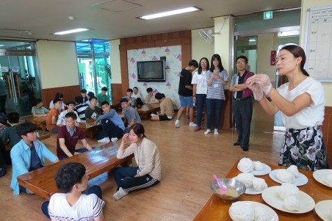 삼호고 스카우트와 함께 송편만들기(2016.9.10)
